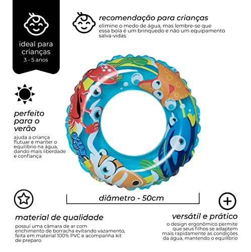 Boia Redonda, 50 cm, Estampada