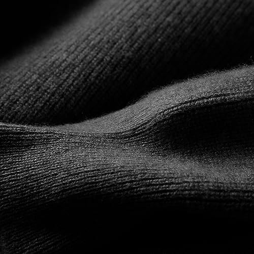 Sweater Dress for Women Trendy Half High Collar Knitted Dress Casual Fall Winter Long Sleeve Elegant Midi Dress3