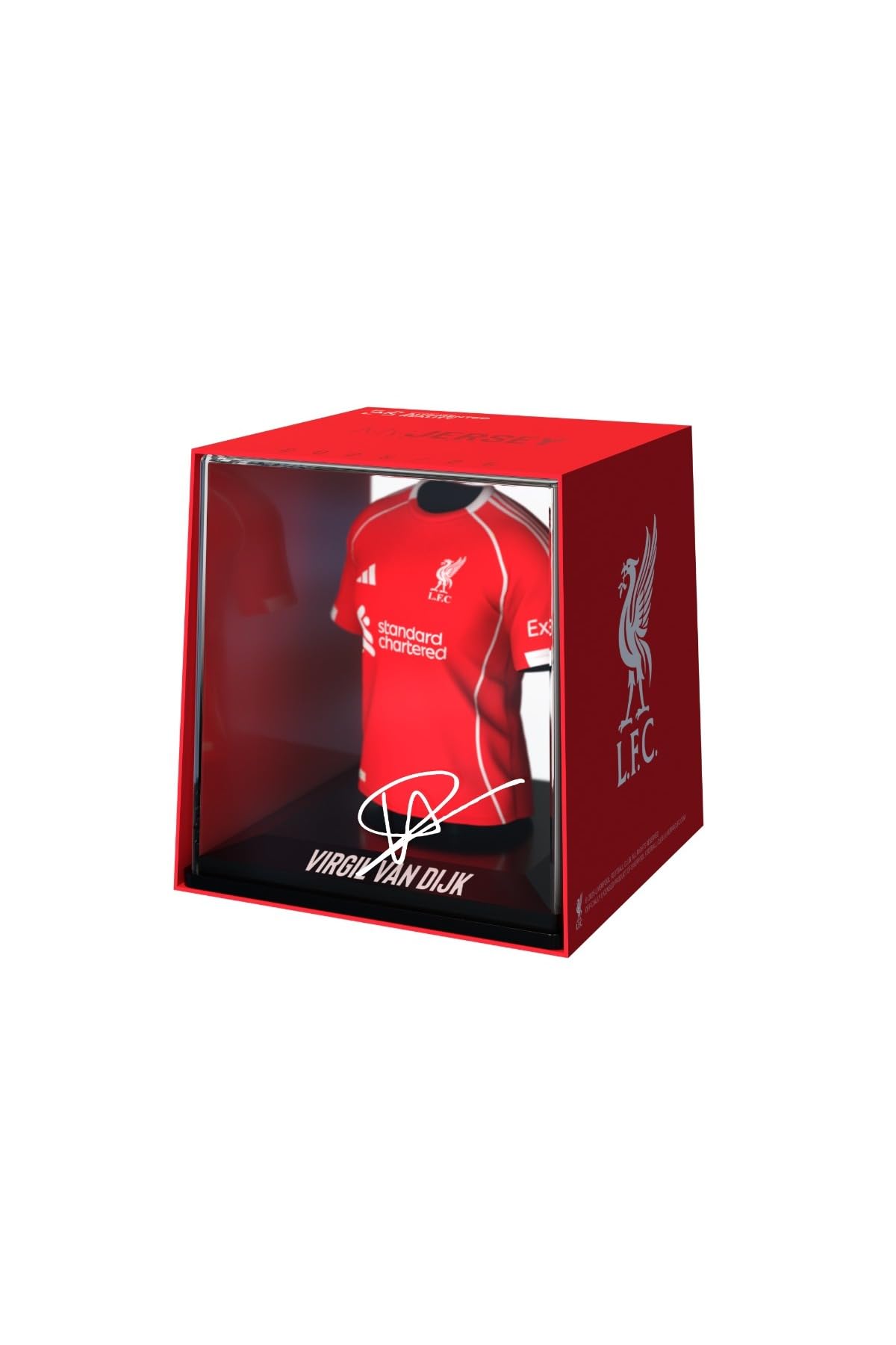 Splink Van Dijk (Liverpool) - gablota Home Jersey, oficjalna licencja kolekcjonerska