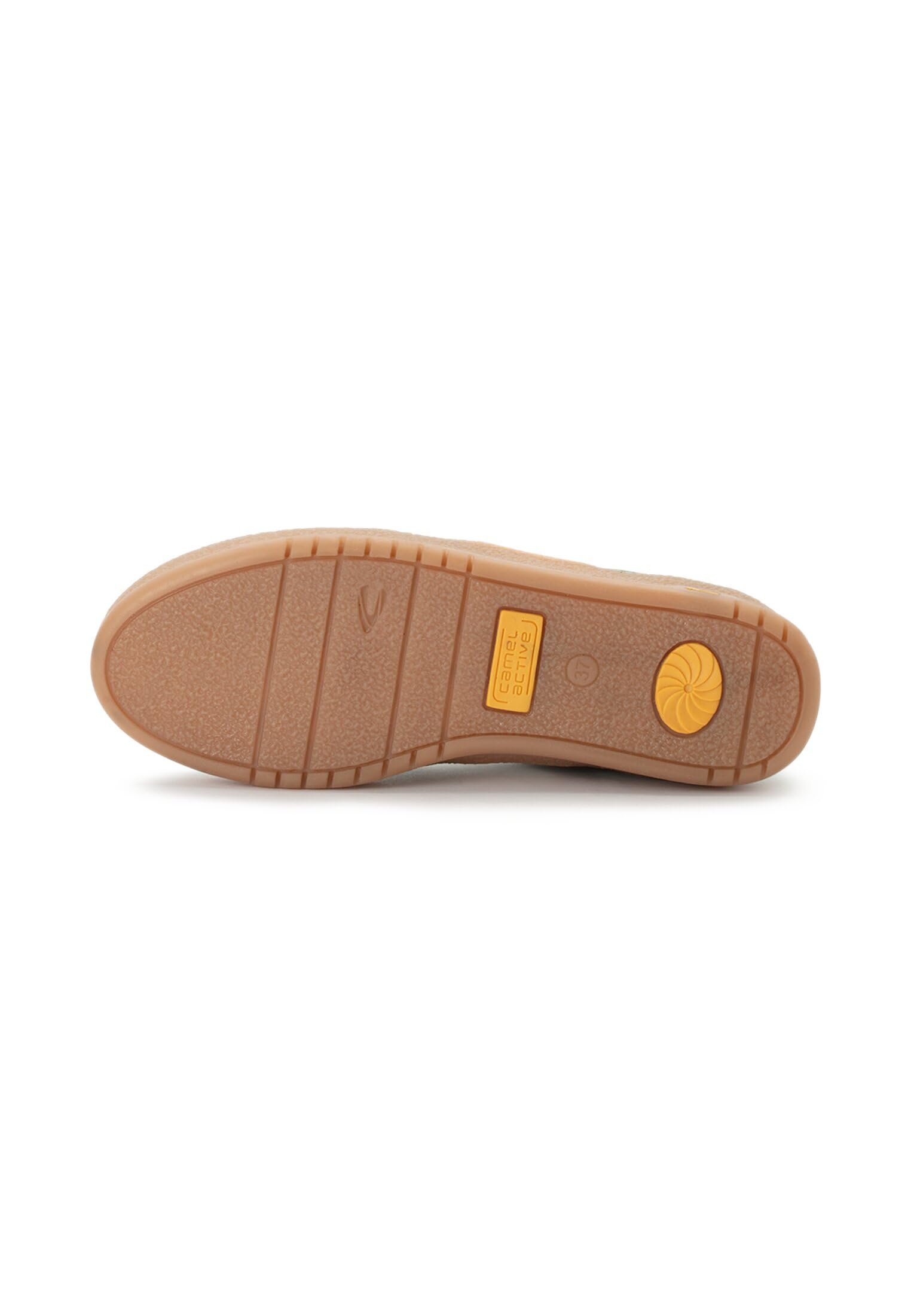camel active Męskie sneakersy ze skóry welurowej