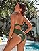 Blooming Jelly Womens One Piece Swimsuit Tummy Control Bathing Suit 2026 Sexy Slimming Flattering Cute Cheeky High Cut Out Ladies Swimwear (X-Large, Army Green)