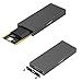 TDBT M.2 NVMe SSD Enclosure with Heat Sink, 10Gbps USB-C to PCIe NVMe M.2 Hard Drive Enclosure with Thermal Cooling Pad, NVMe M.2 Drive to USB-C External Storage Enclosure, Fits M-Key B+M Key NVMe SSD