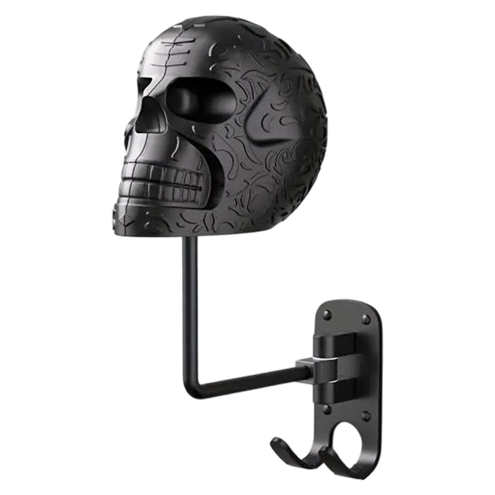 Soporte para cascos tipo calavera que protege la forma del interior de gorras y cascos