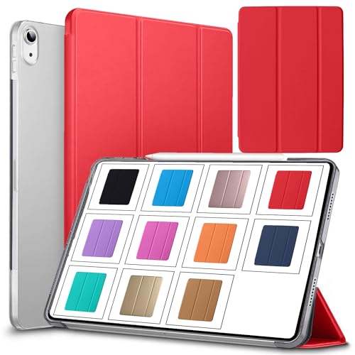 Image of DuraSafe Cases for iPad Air 4 5 2020 2022 Gen 10.9 inch Case A2588 A2589 A2591 MM9N3HN /A MM9E3HN /A MM9D3HN /A MME23HN /A MM9C3HN /A MM9F3HN /A A2316 MYFQ2HN /A MYFM2HN /A MYFR2HN /A MYFP2HN /A - Red