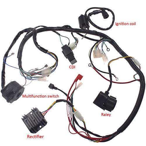 Supermotorparts Electrics Wiring Harness Wire Loom ATV QUAD 125 150 200cc 250cc Stator