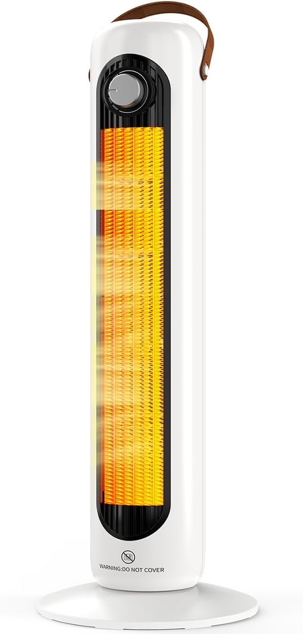 Patio outdoor heater with 4 modes, 1500W PTC ceramic