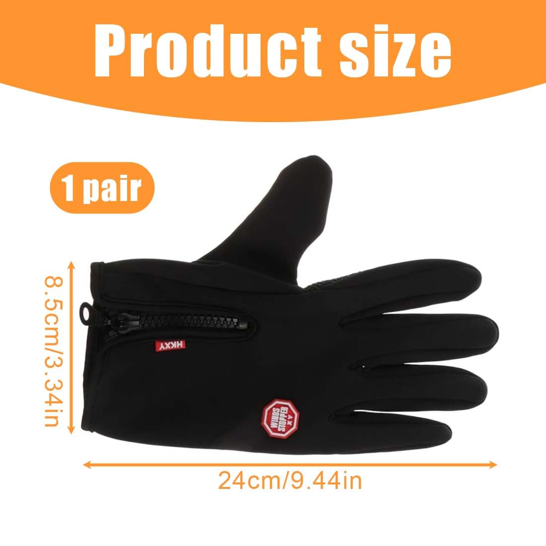 Guantes de Equitación de Cuero Sintético para Mujer