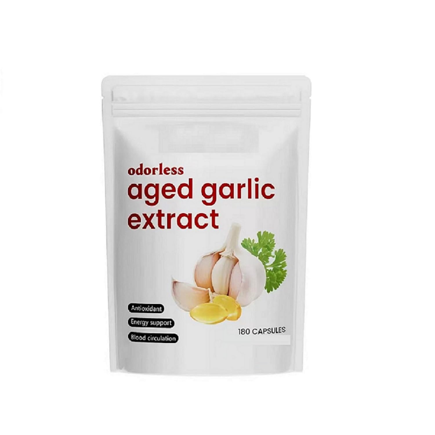 Estratto Di Aglio Invecchiato - Aglio Inodore │ Equilibrio Di Supporto Energetico Naturale,1pcs