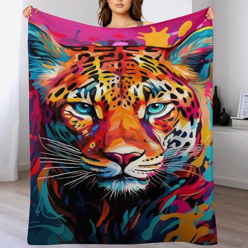 Couverture en flannel tigre pour soirées cocooning au salon - 2