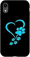 Vista 9 de Funda para iPhone 11 Pro Max con estampado de patas de perro, diseño de patas de perro, corazones, pata de perro