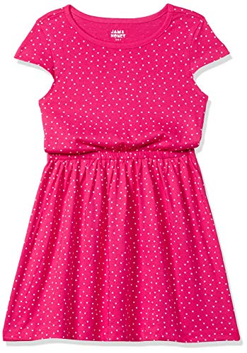 Image of Amazon Brand - Jam & Honey Cotton Girls' Dresses & Jumpsuits Knee-Length Casual Dress