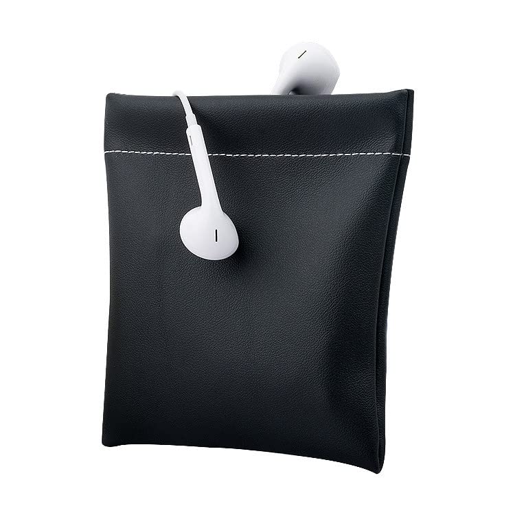 Custodia Protettiva Per Auricolari CSL - Astuccio Rigido In Nylon, Antigraffio, Con Rete Interna, Nero - Foto 10