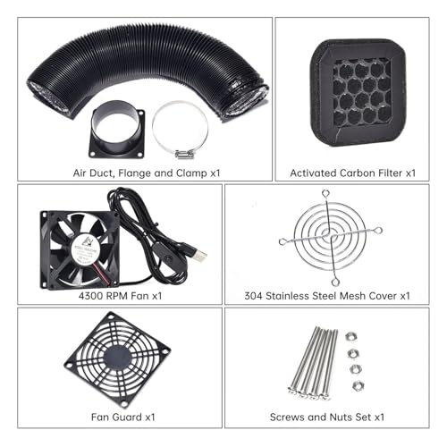 BIGTREETECH �p���_�V�F���^�[ 3D�v�����^�[�p➑� �f�M���� �ωΐ� �h���� CPAI-84 Bambu Lab A1/A1 MINI�Ή�(Ventilation Kit)