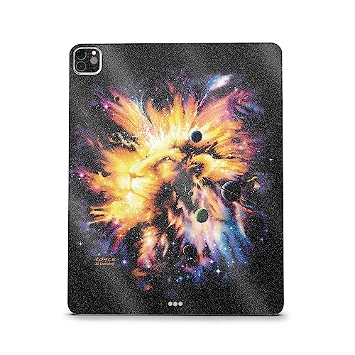 Image of MightySkins Carbon Fiber Skin Compatible with Apple iPad Pro 12.9 inch M2 6th Gen (2022) Full Wrap Kit - Leo Galaxy | Protective, Durable Textured Carbon Fiber Finish | Easy to Apply | Made in The USA