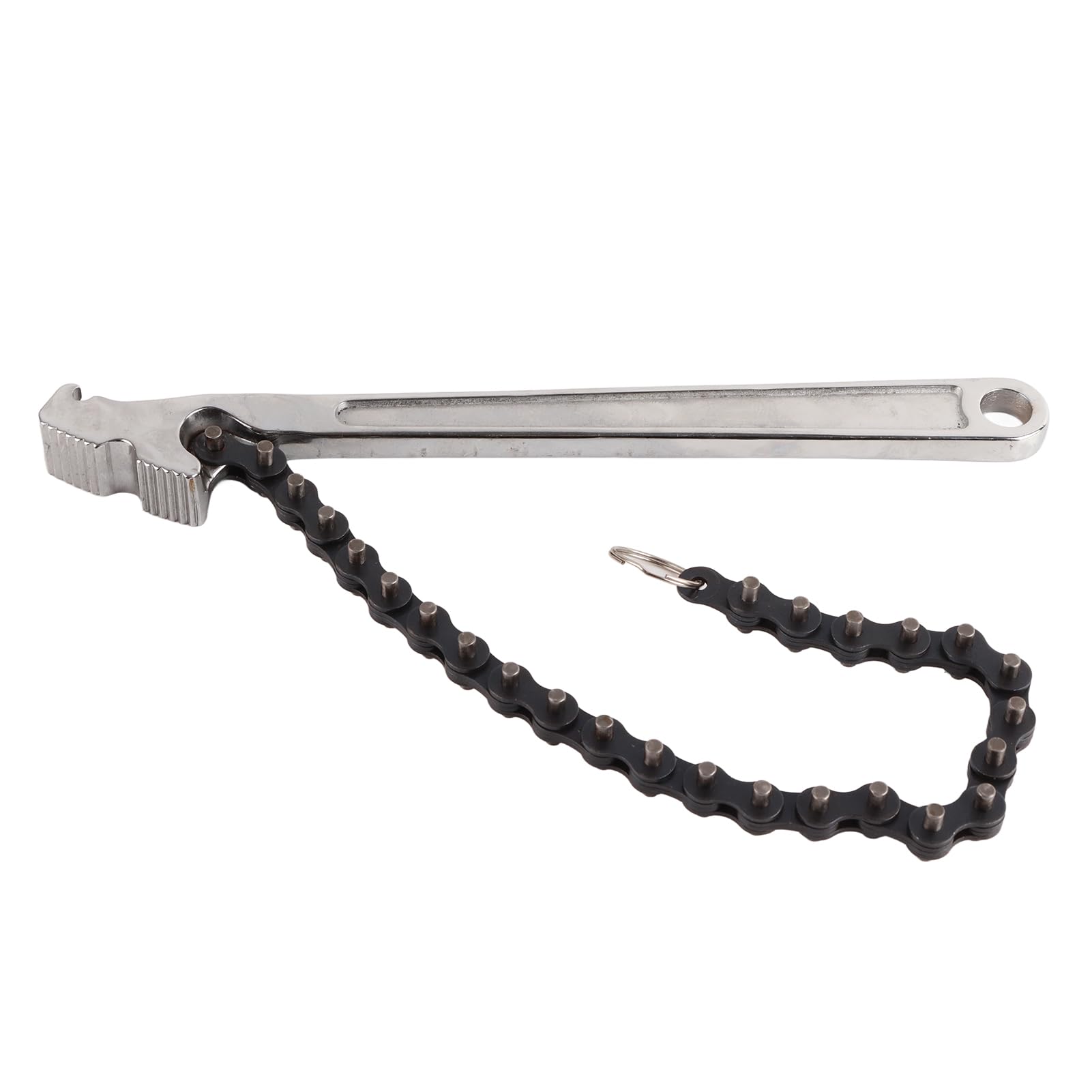 Llave de cadena, tenaza para tubos de cadena de acero, llave de cadena para plomería, llave de cadena para tubos de cadena de acero, llave de cadena para reparación de tuberías, llave de agarre par