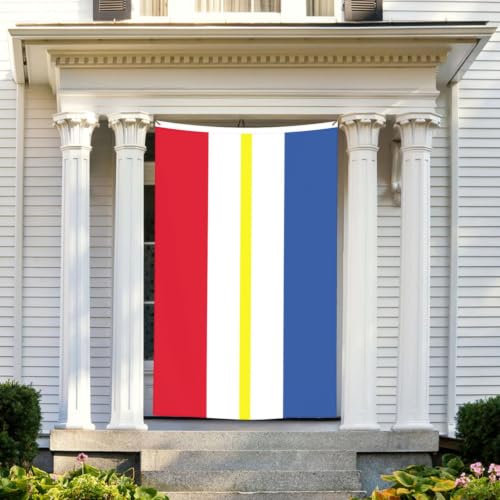 Drapeau du Mecklembourg imprimé double face pour décoration extérieure - 8