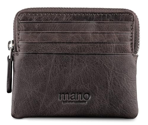 Porte-cartes de crédit mano Don Pietro cuir 10.5 cm petit portefeuille compact