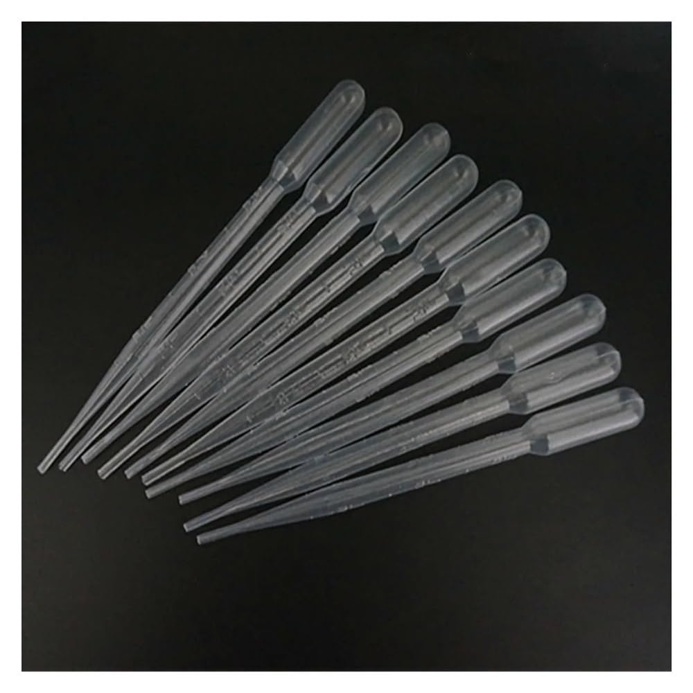 Herramientas de laboratorio de plástico desechables graduadas de 3 ml, 100/200/500/1000 piezas(3ml 1000pcs)
