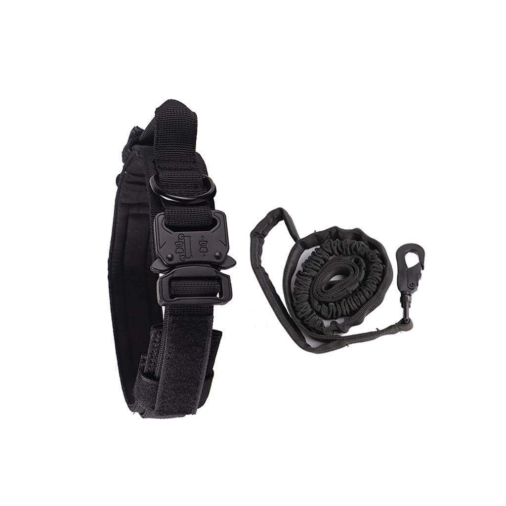 Collier pour Animaux de Compagnie Collier de Chien réglable pour Chiens de Taille Moyenne/Grande Poignée épaissie Confortable - Marron # XL