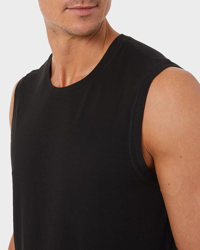 32 DEGREEES Men's Cool Classic Relaxed Tank | Anti-Odor | 4-Way Stretch | Moisture Wicking - Image 5