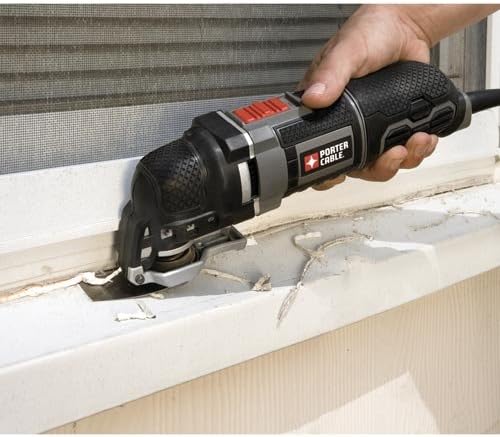 PORTER-CABLE Oscillating Tool Kit with 31-Piece Accessories, 3-Amp (PCE605K)