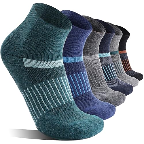 Merino Kurz Viertellänge Wandersocken, Sneaker Socken, Thermosocken Warme...