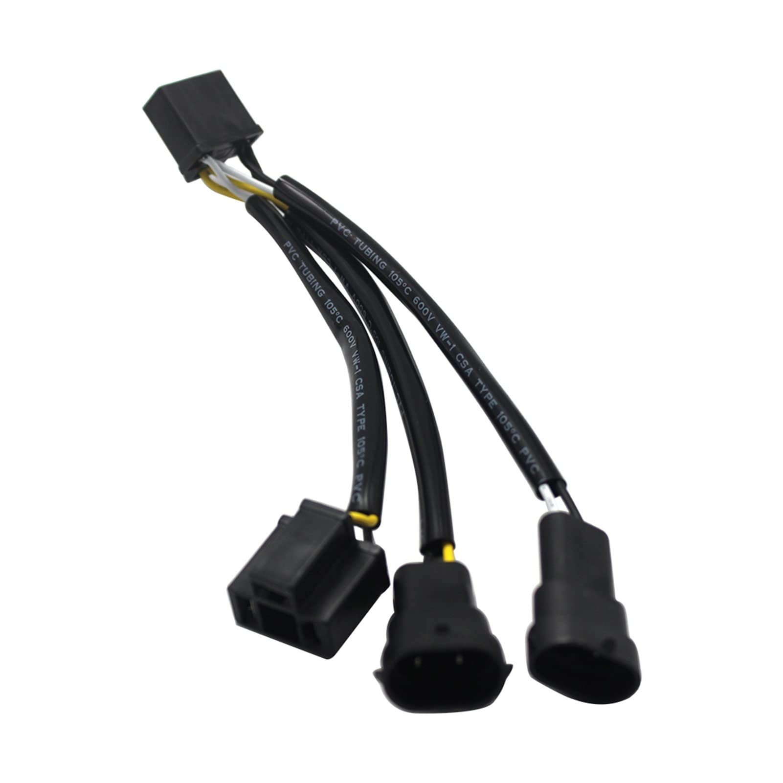 YHNUJMIK  LingLONG Wire Harness Adapter Plug And Play H4 To H8 And H9 And H4 For Fat Bob Lamp LED Headlight