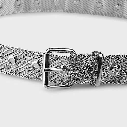 Braided Waist Chain Adjustable Belt For Women Prom Banquet Club Party Punk Belt Metallic Waist Belt3