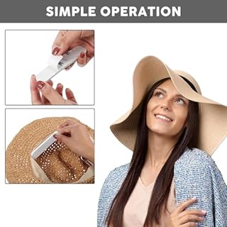 Sloewui Hat Size Reducer,30 Pack Hat Sizing Tape,Foam Tape for Hats to Make Smaller - Adjustable Hat Fitters Inserts for Cowboy,Western,Panama & Straw Hat (Black + White)​