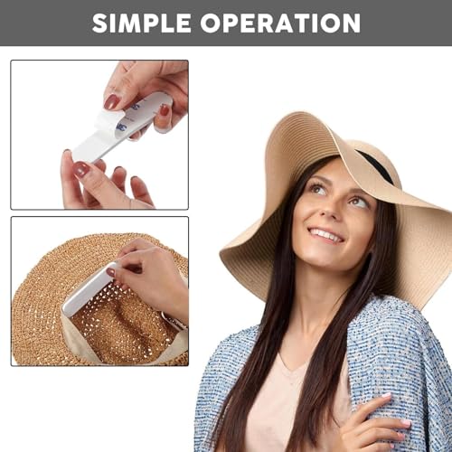 Image of Hat Size Reducer Self Adhesive Foam Tape 60 Pack for Cowboy Hat | Self-adhesive foam inserts resize loose hats, fit fedora & baseball cap; soft foam padding adjusts hat circumference easily