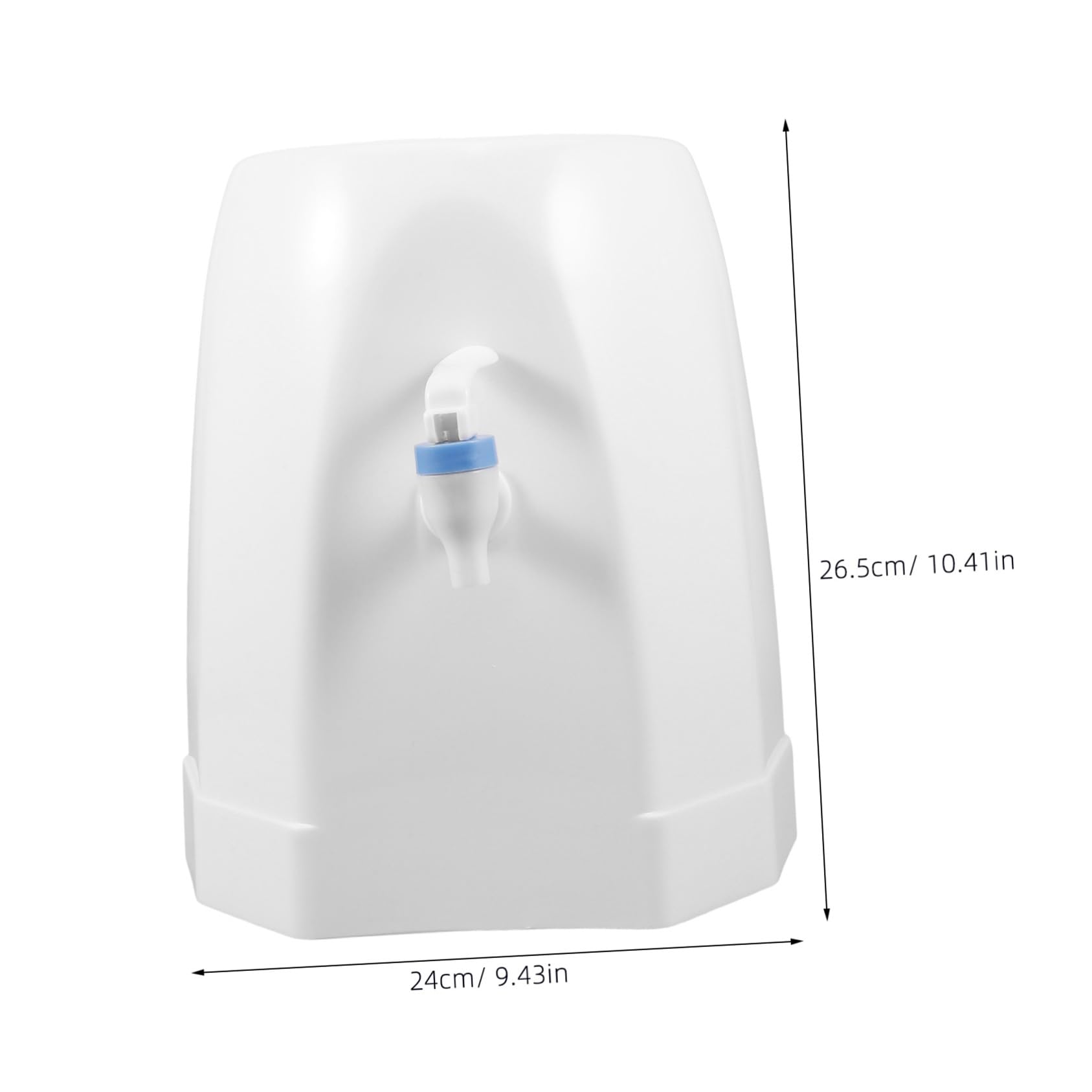 Kleiner Wasserspender aus Kunststoff in Weiß mit Einfachem Wasserzugang und Vielseitigem Design für Camping und Picknick Kompakt und Stilvoll für Tisch