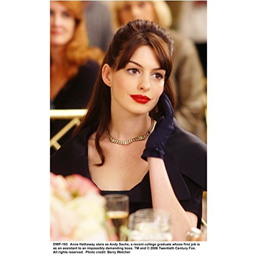 The Devil Wears Prada 8 inch x10 inch Photo Anne Hathaway Stunning Shot in Navy  Dress & Gloves kn at Amazon's Entertainment Collectibles Store