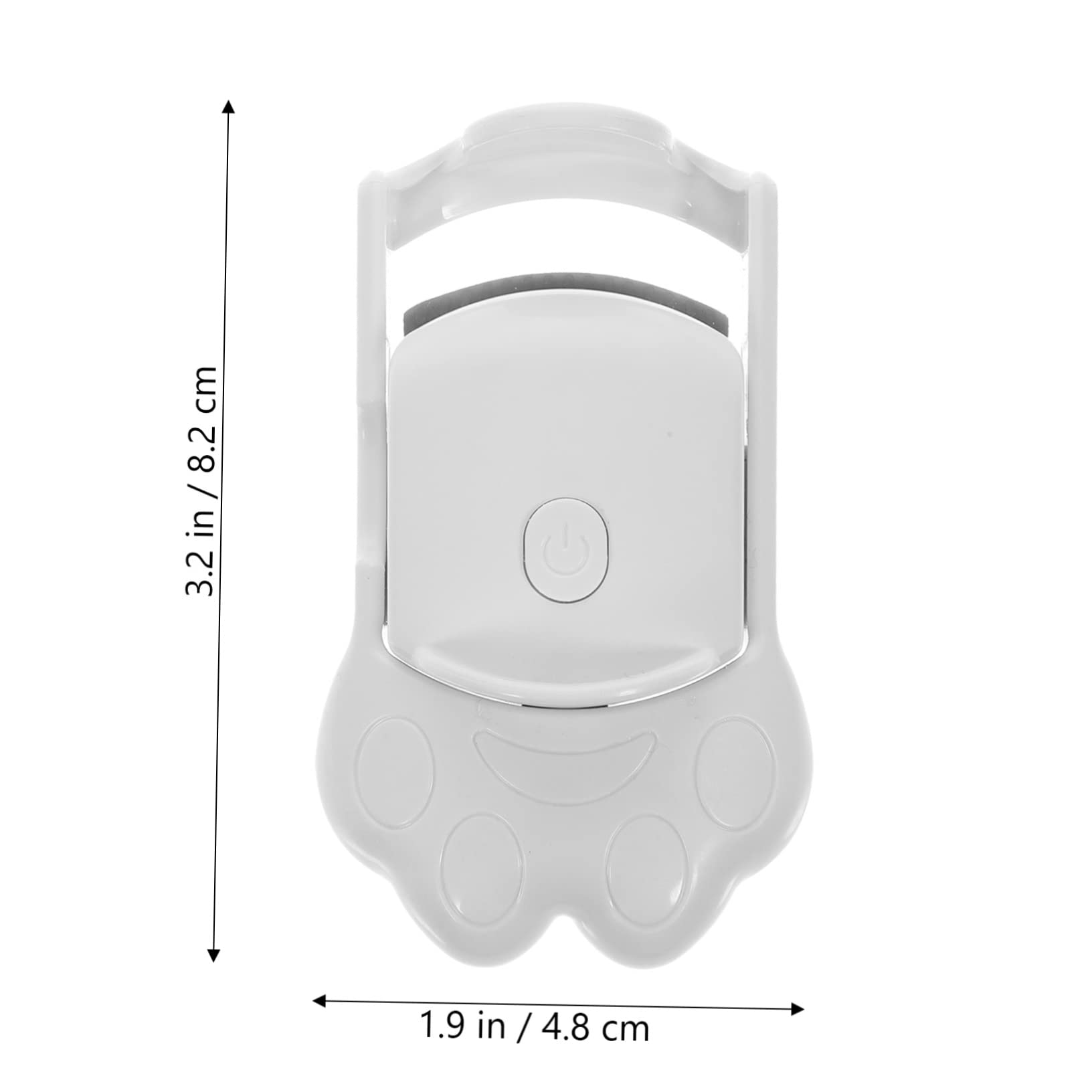 Healeved Electric Heated Eyelash Curler Rechargeable Eyelash Perm Tool with Temperature Non Slip Lightweight Design for Effortless Curling Natural Curling Effect