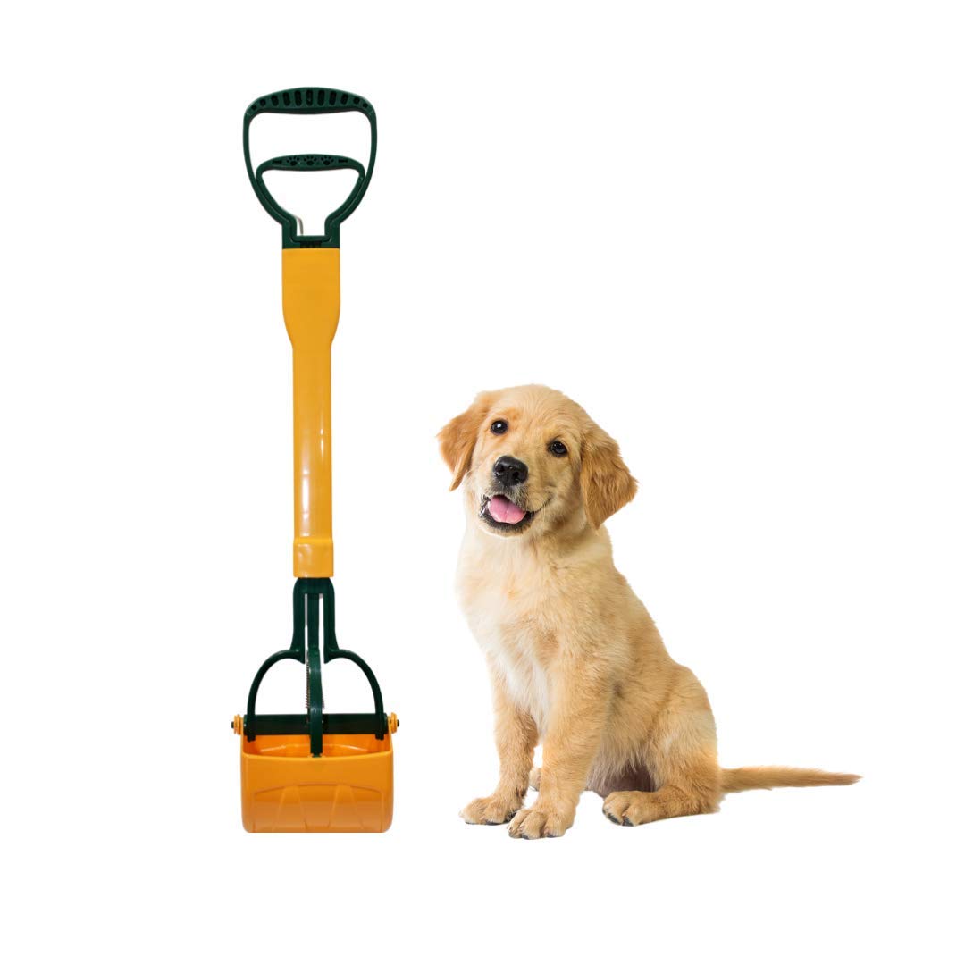 TAIYO PLUSS DISCOVERY® Dog Poop Scooper, Size: (15X70 CM) (LXH), Large Size, Dog Poop Scooper with Long Handle, Dog Sanitary Waste Pickup Removal Suitable for Any Dogs (Yellow) (B08VWD4KK5) Amazon Price History, Amazon Price Tracker