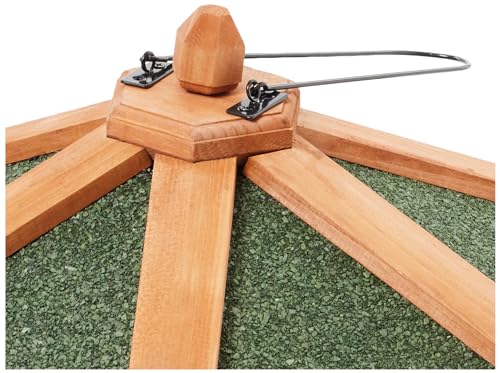 Trixie 5569 natura Futterhaus zum Hängen, ø 42 × 24 cm, braun