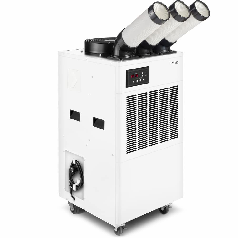 TROTEC Spotcool Climatiseur PT 5300 SP refroidissement de 5,3 kW et un volume d'air pouvant atteindre 800 m³/h
