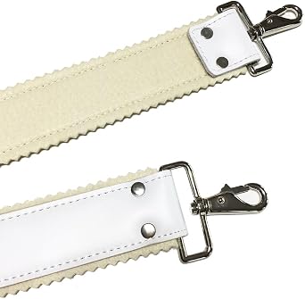 Leather Parade Marching Snare Drum Sling Strap Drum Set Accessories White