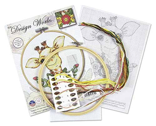 Image of Counted Cross Stitch Giraffe