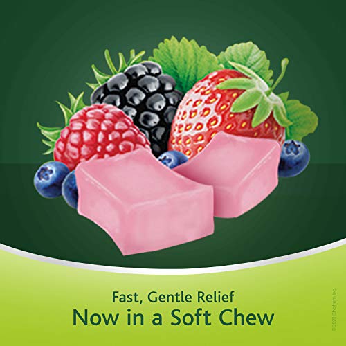 Image of Dulcolax Soft Chews Saline Laxative Mixed Berry (60ct) Gentle Constipation Relief, Magnesium Hydroxide 1200mg & Chewy Fruit Bites, Saline Laxative, Assorted Fruit (30ct) Cramp-Free Constipation Relief