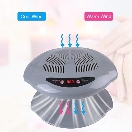 Miniatura 6 de Secadora de esmalte de uñas, secadora de esmalte de uñas de 400 W, sensor de temperatura, secadora de esmalte de uñas para manos y pies, 2 en 1,