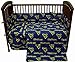 RugRat West Virginia Mountaineers Baby Crib Fitted Sheet Pair