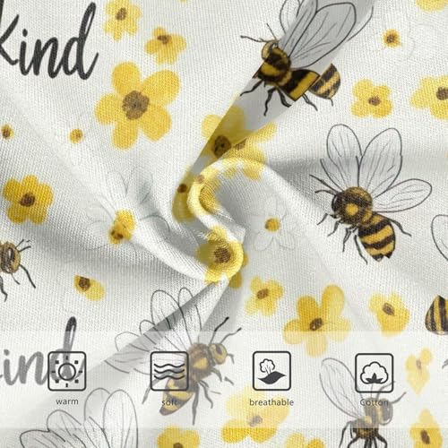 Toddler Girl Panties, Cute Cartoon Bees Girls' Cotton Brief Underwear, 2T–8 Years3