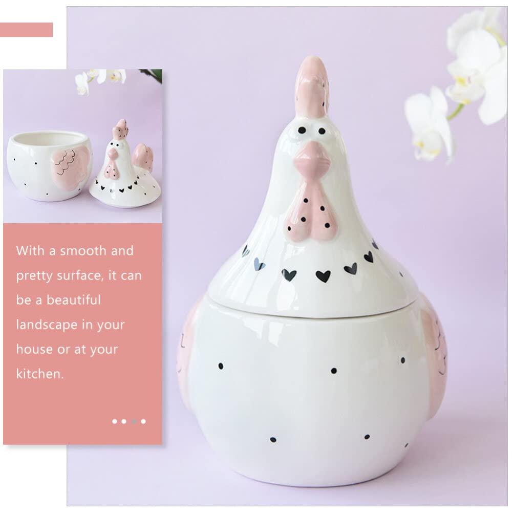Barattolo Per Biscotti In Ceramica Con Coperchio - Contenitore Per Tè, Caffè, Zucchero, Caramelle, Design Elegante