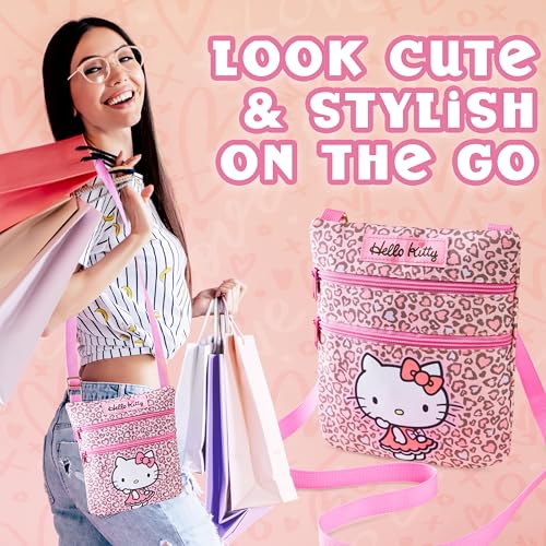 hello kitty sanrio bag girls teens women kawaii anime shoulder cross body bag kuromi my melody fashion shopping travel gifts
