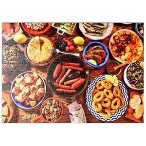 Spaanse Tapas – Premium 100 Stukjes Puzzel – MyPuzzle speciale collectie van Puzzle Galaxy