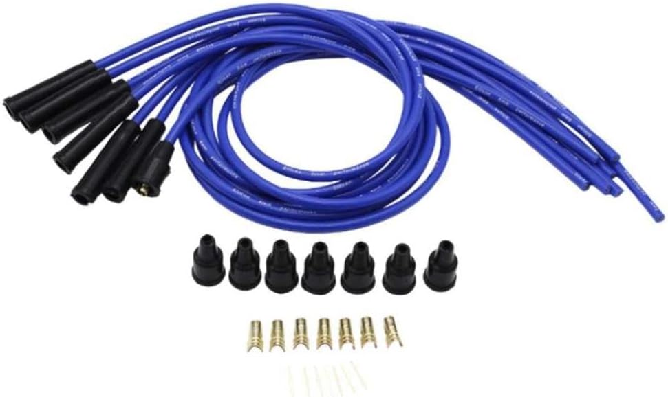 8mm HT Leads Spark Plug Wires For 6 Cylinder Cars Compatible With