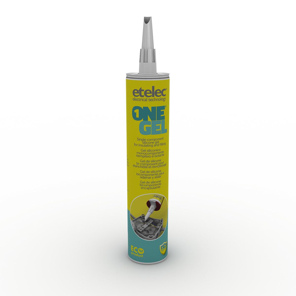 Wiska ONEGEL  Electricians Silicone Sealant Non-Setting Gel Transparent 300ml