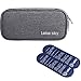 Lekesky Insulin Kühltasche Diabetiker Tasche für Medikamente Thermotasche, Grau