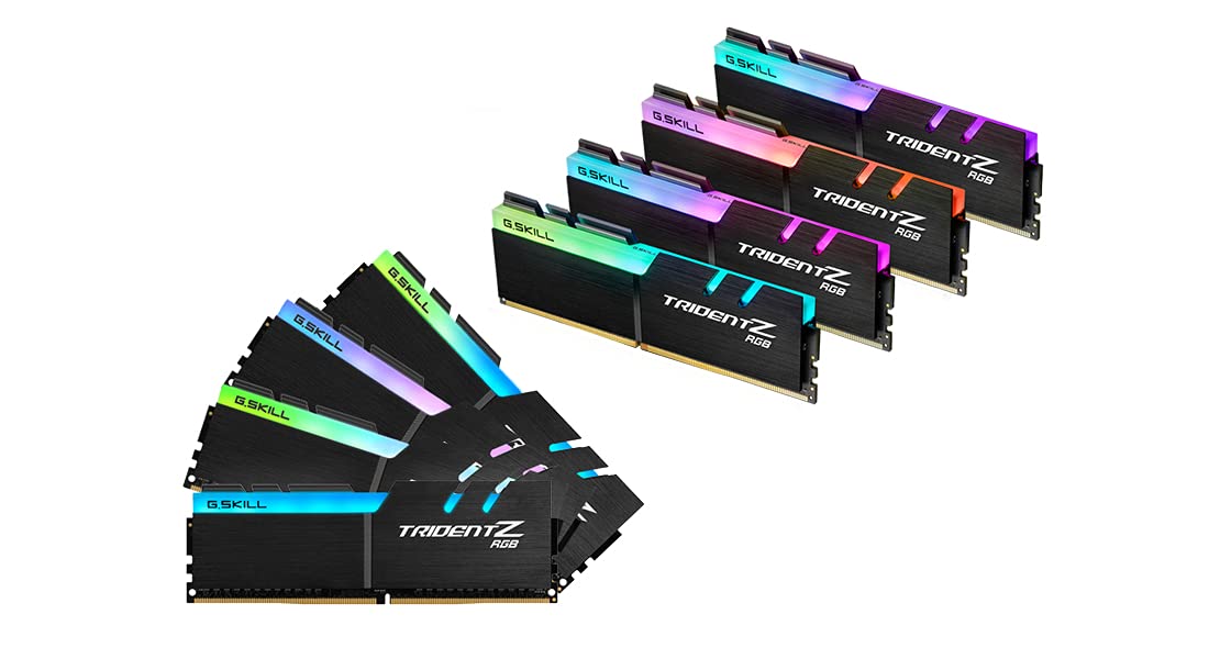 G.SKILL TRIDENT Z RGB 8GBx2 メモリー 3200MHz G.SKILL Trident Z RGB Series RAM - 256 GB (Kit de 8 x 32 GB