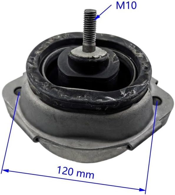 Front Left & Right 2PCS Engine Motor Mounts Pair Set Compatible with BMW X5 E53 4.4i 4.6i 4.8i 3.0L 4.4L 4.6L 4.8L 2000 2001 2002 2003 2004 2005 2006 for 22116758428, 22116770793, 9654, A4008, EM-5877